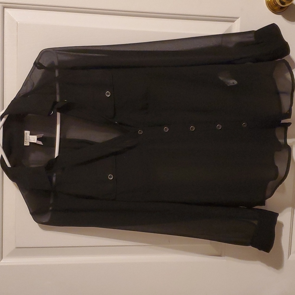 Portofino Mesh Black Shirt